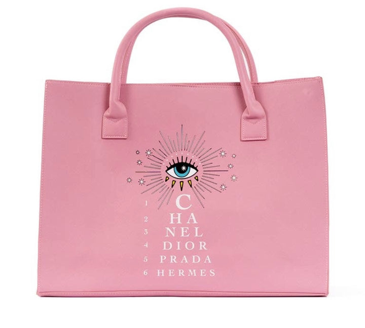 Designer Vision Tote Bag (Dusty Pink)