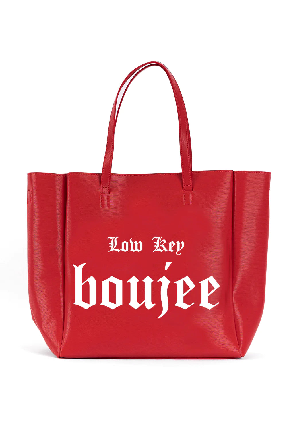 Low Key Boujee Never Full Tote (Red)