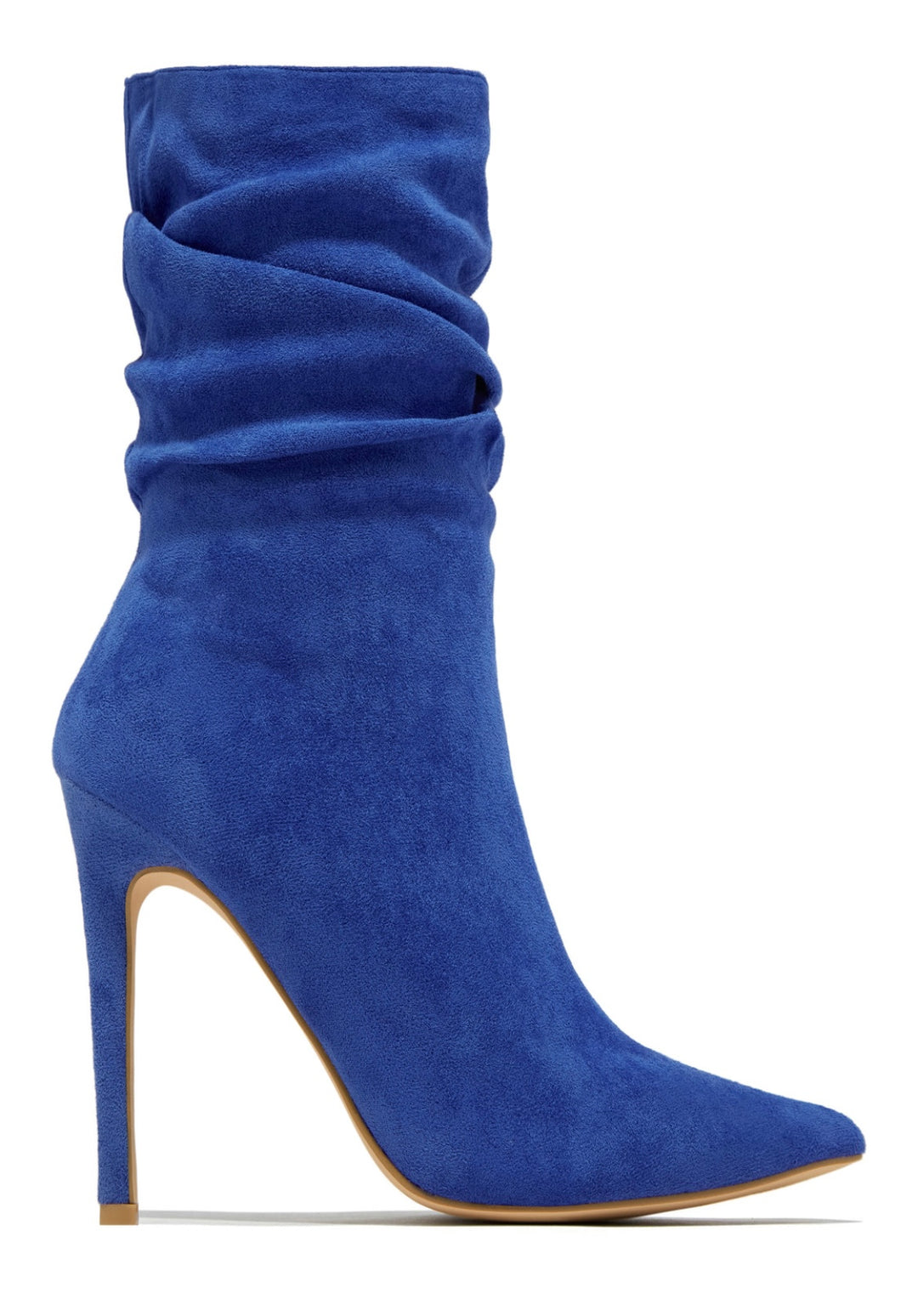 Liana Slouch Suede Bootie (Royal Blue)
