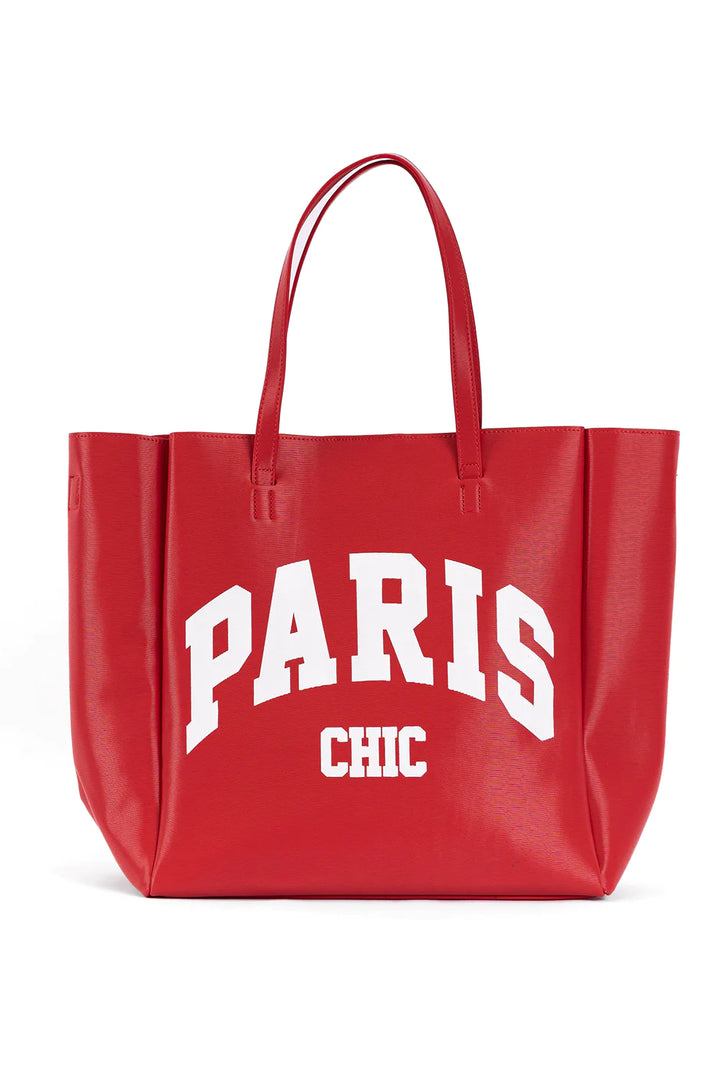 Paris Chic Never Full Tote (Red)