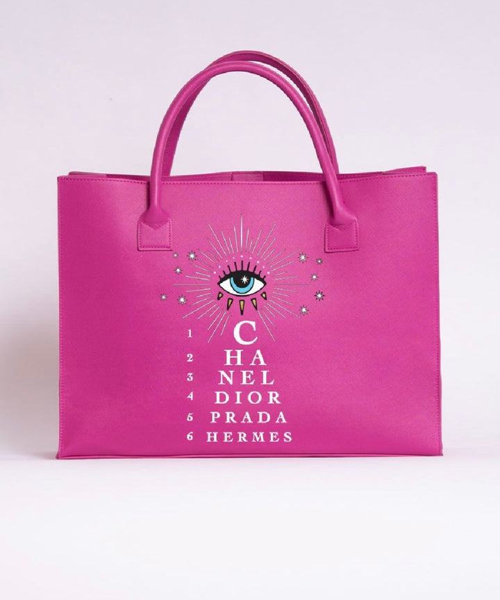 Designer Vision Tote Bag (Magenta)