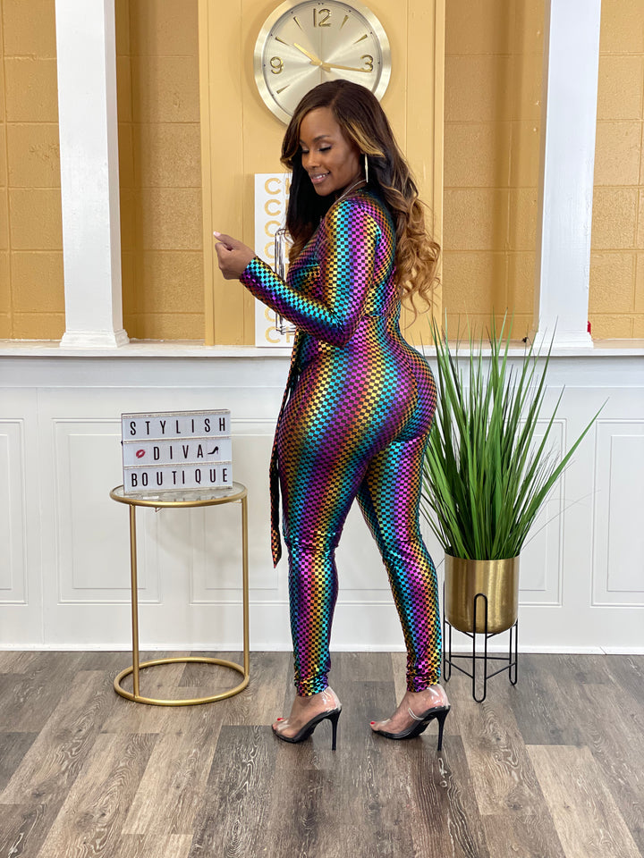 Let The Good Times Roll Jumpsuit (Multi)
